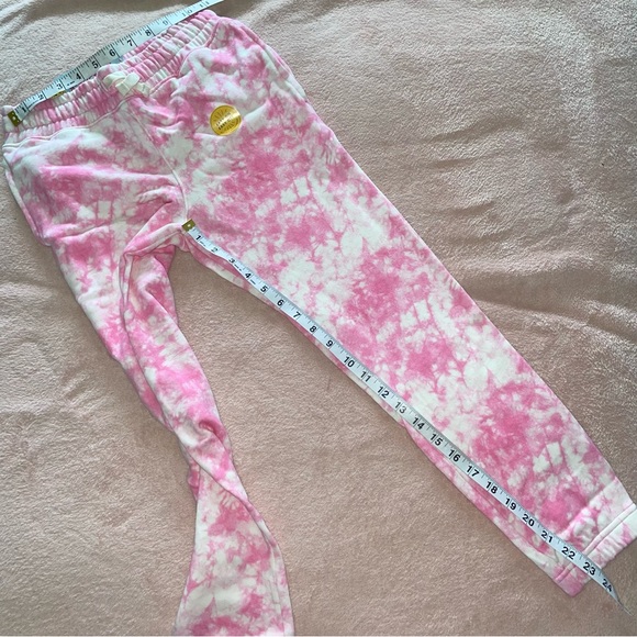 Nwt Cat and Jack Pink Tie Dye Joggers bottoms girl size 8 medium sweatpants - Picture 6 of 7